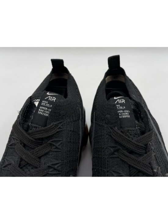 Nike Air Vapormax Flyknit 3 Mens Size 7 Triple Black Running Shoes AJ6900-004 main image 11